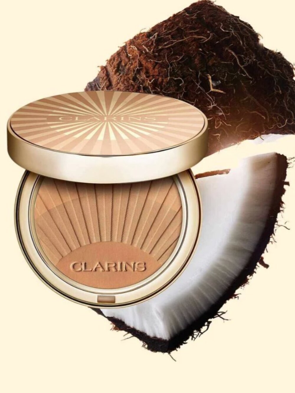 Clarins Bronzing Compact - 96% Natural Ingredients - NWT
